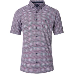 Redmond Casual Overhemd Korte mouw rood
