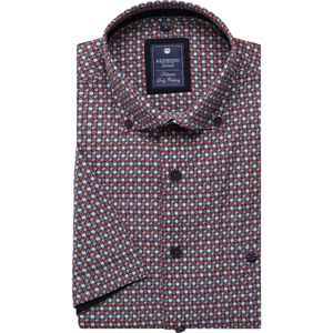 Redmond Casual Overhemd Korte mouw rood
