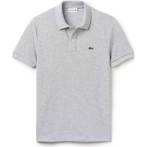 Lacoste Slim Fit Polo shirt Korte mouw grijs