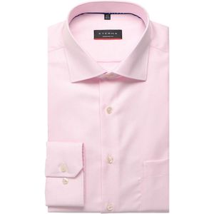 ETERNA Modern Fit Overhemd roze, Gestructureerd