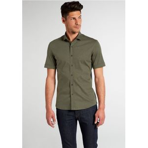 ETERNA 1863 Jersey shirt groen, Effen