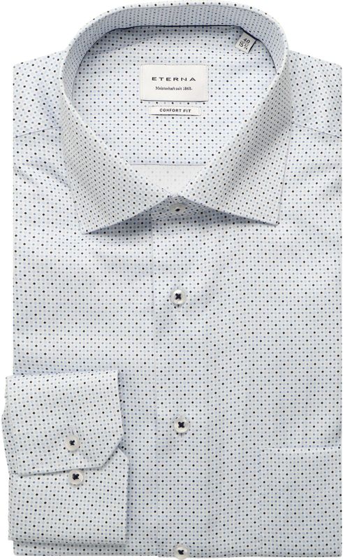 Eterna - Overhemd - Lichtblauw - Comfort fit - NON IRON - Lange Mouwen