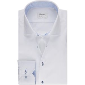 Stenströms Overhemd wit, Effen