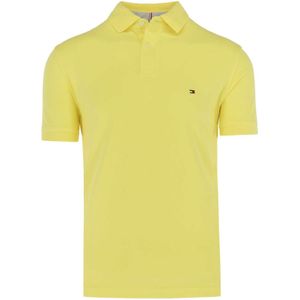 Tommy Hilfiger Regular Fit Polo shirt Korte mouw geel