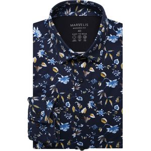 Marvelis Performance Jersey shirt marine, Bedrukt