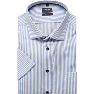 OLYMP Luxor Overhemd Korte mouw blauw