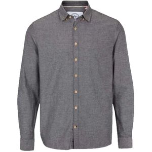 Kronstadt - Flanellen Overhemd - Grijs - Lange Mouw - 100% Katoen
