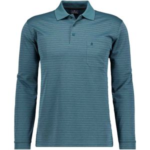 RAGMAN - Poloshirt - Donkergroen - Katoenmix - Casual