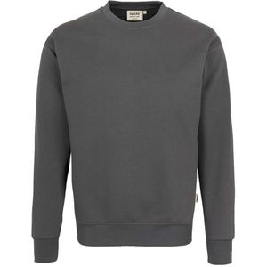 HAKRO 471 Sweatshirt ronde hals grafiet, Effen
