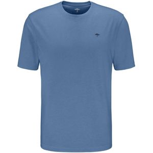 Fynch-Hatton Casual Fit T-Shirt ronde hals aqua, Effen