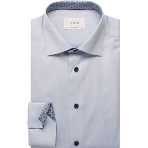 ETON Overhemd lichtblauw, Effen
