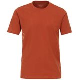 Casa Moda Casual Fit T-Shirt ronde hals rood, Effen