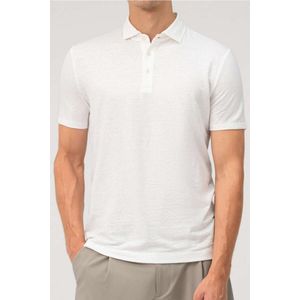OLYMP Casual Regular Fit Polo shirt Korte mouw wit