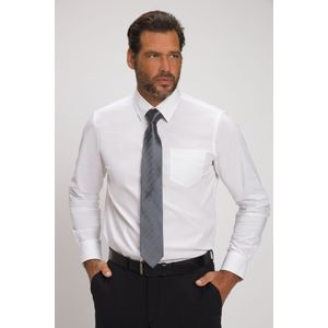 JP1880 - Overhemd - Wit - Katoen - Kentkraag, Regular Fit, Lange Mouw