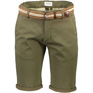 Lindbergh Slim Fit Korte broek groen, Motief