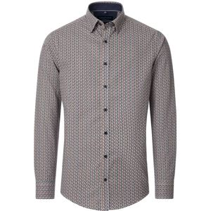 Casa Moda Overhemd oranje, Bedrukt