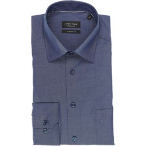 Jupiter Overhemd marine, Effen