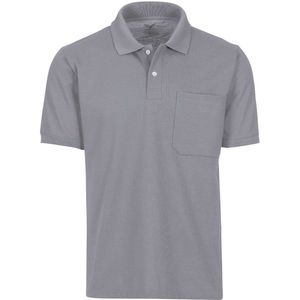 TRIGEMA Comfort Fit Polo shirt Korte mouw grijs