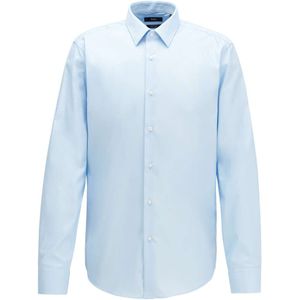 BOSS Regular Fit Overhemd blauw, Effen