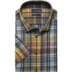 Leonardo by Jupiter Casual Overhemd Korte mouw veelkleurig