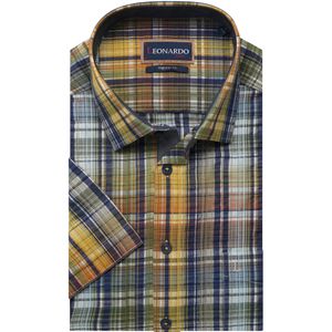 Leonardo by Jupiter Casual Overhemd Korte mouw veelkleurig