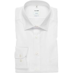 OLYMP Tendenz Overhemd wit, Effen