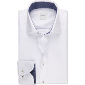 Stenströms Overhemd wit, Effen