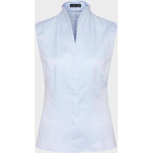 van Laack Dames Overhemd blauw, Gestreept