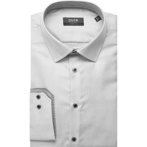 Pure Overhemd zilver, Faux-uni