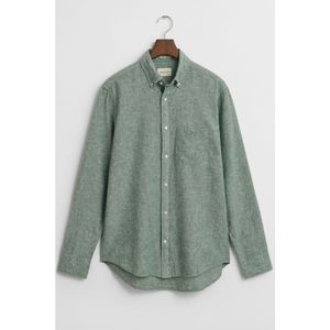 GANT - Overhemd - Woody Green - Katoen en Linnen