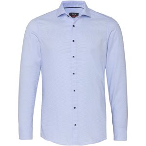 Pure Overhemd lichtblauw, Faux-uni