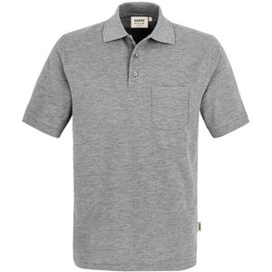 HAKRO 802 Comfort Fit Polo shirt Korte mouw grijs