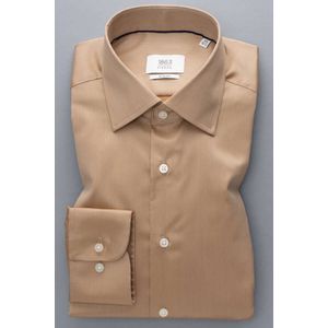 ETERNA 1863 Overhemd beige, Effen