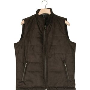 Baileys Bodywarmer donkerbruin, Bedrukt