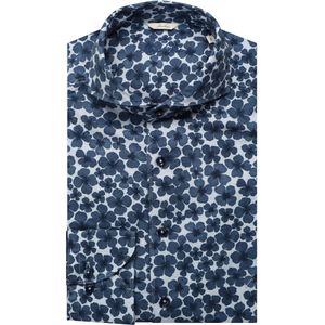 Stenströms Casual Overhemd blauw, Motief
