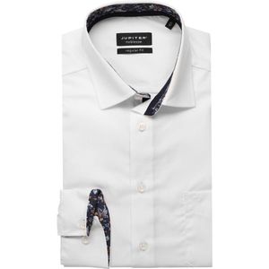 Jupiter Overhemd wit, Effen