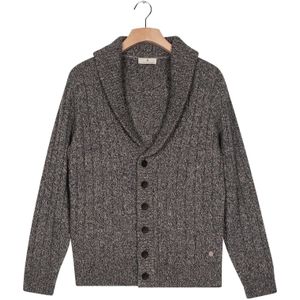 Thomas Maine Cardigan marine, Effen