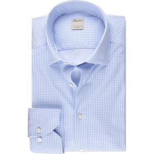 Stenströms Jersey shirt blauw, Ruit