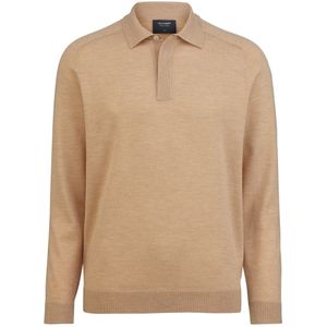 OLYMP SIGNATURE Soft Business Trui Polokraag caramel, Effen