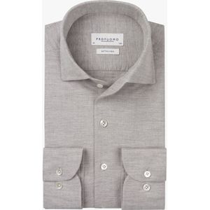 Profuomo Overhemd grijs, Effen