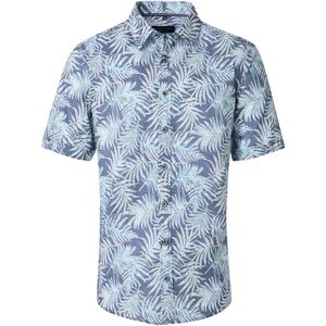 Casa Moda Overhemd Korte mouw blauw