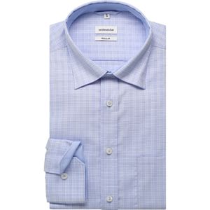 Seidensticker Overhemd lichtblauw, Ruit