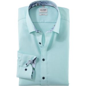 OLYMP Level Five Overhemd munt, Faux-uni