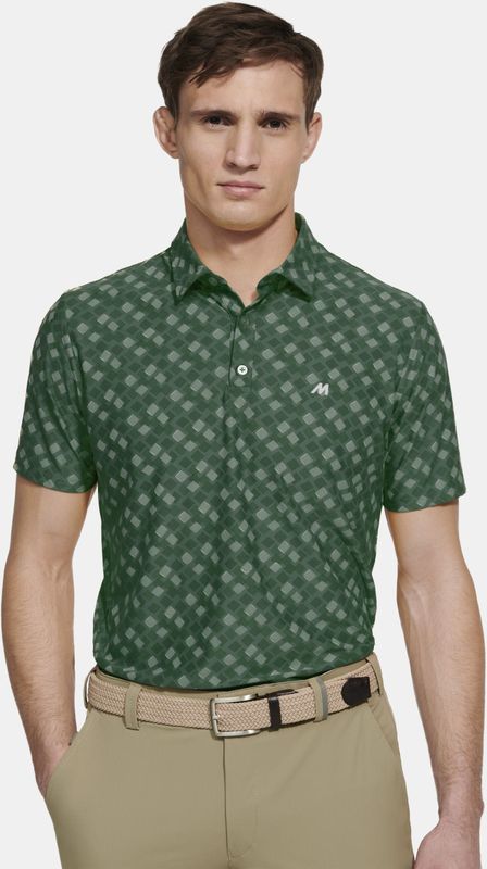 Meyer Polo shirt Korte mouw groen