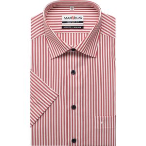 Marvelis Overhemd Korte mouw rood