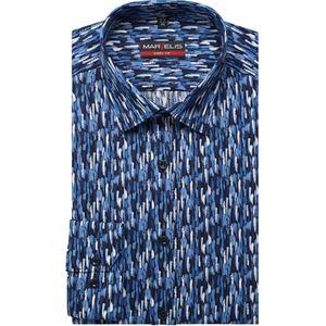 Marvelis Overhemd donkerblauw/blauw, Motief