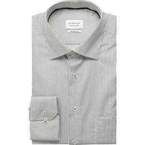 ETERNA Overhemd steengrijs, Gestreept