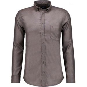 RAGMAN Overhemd bruin, Effen