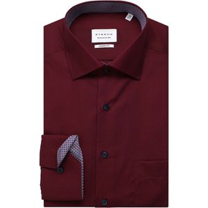 ETERNA Modern Fit Overhemd rood, Effen