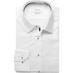 ETERNA Overhemd wit, Effen